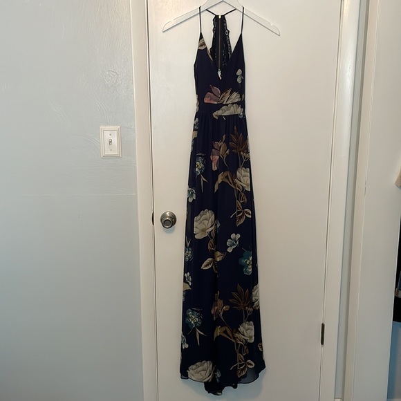 Windsor Women's Navy Blue Floral Maxi Dress - Picture 8 of 13